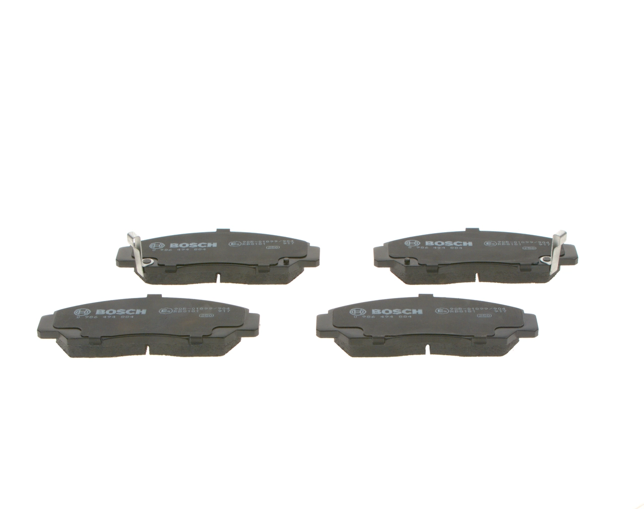 Передние тормозные колодки 0986494884 Bosch