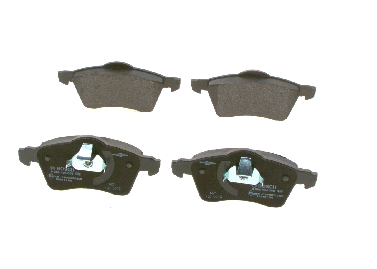 0986494008 Bosch Колодки передние