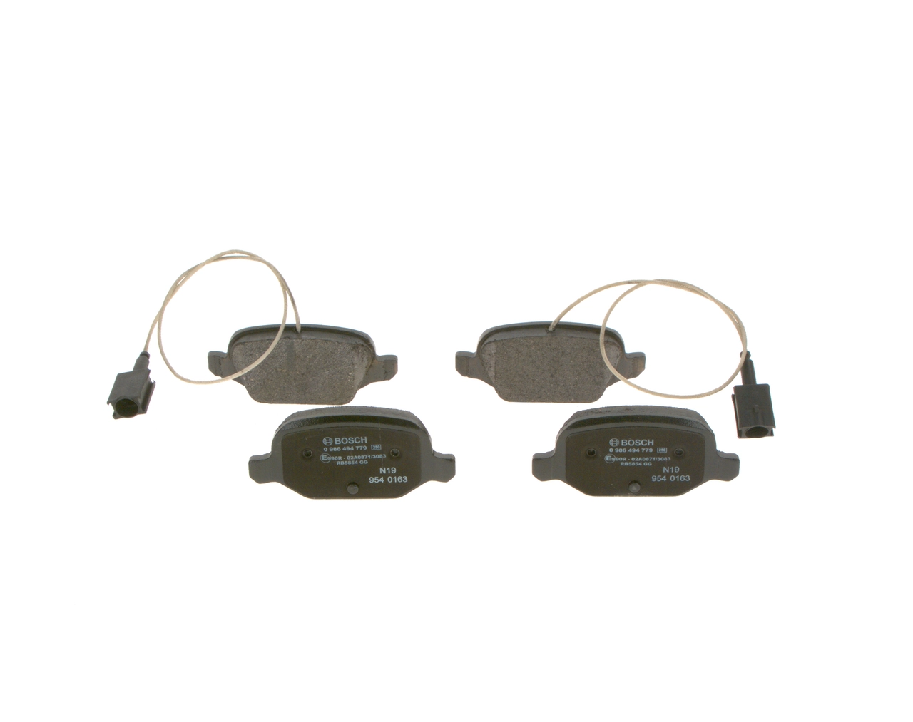 0986494779 Bosch Колодки передние