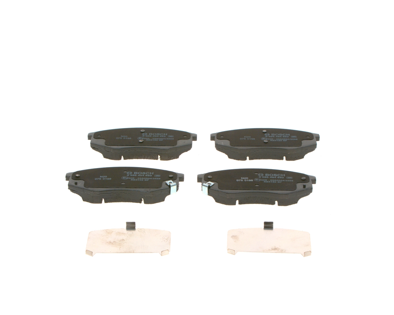 0986494692 Bosch Колодки передние