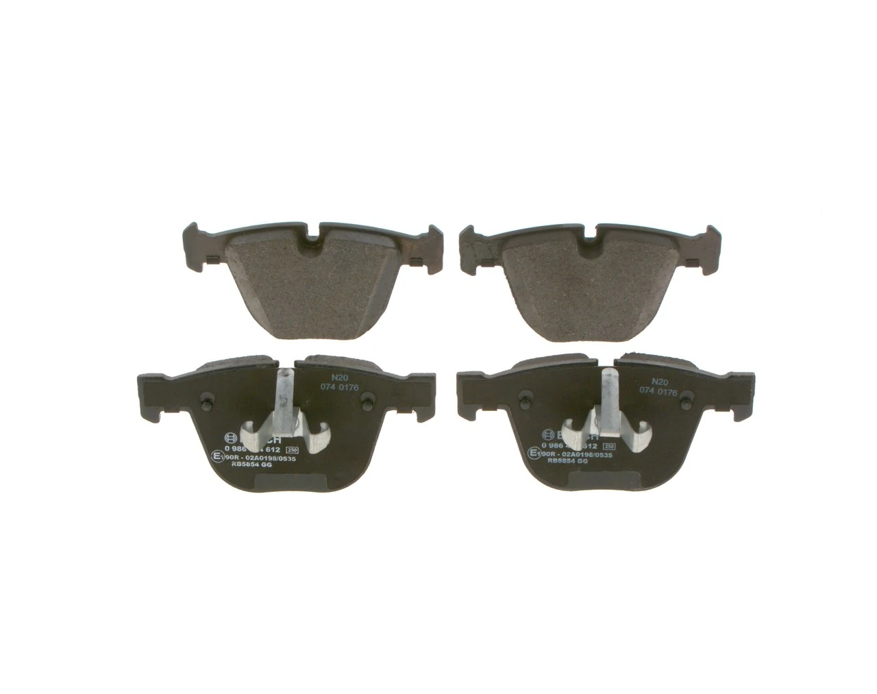 0986424612 Bosch Колодки тормозные дисковые комплект