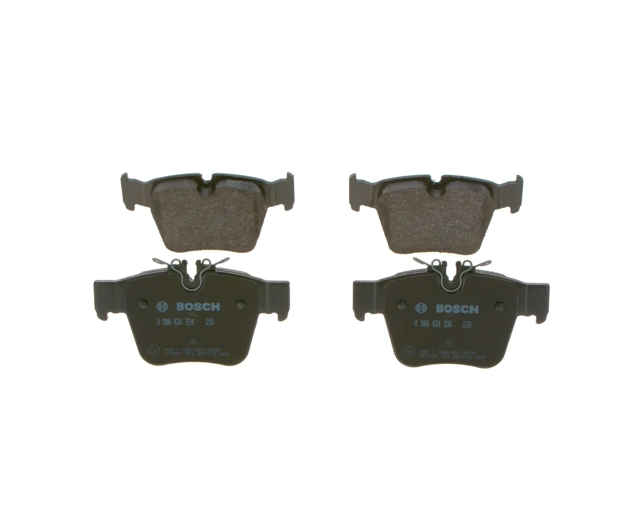 0986424334 Bosch Колодки тормозные дисковые комплект