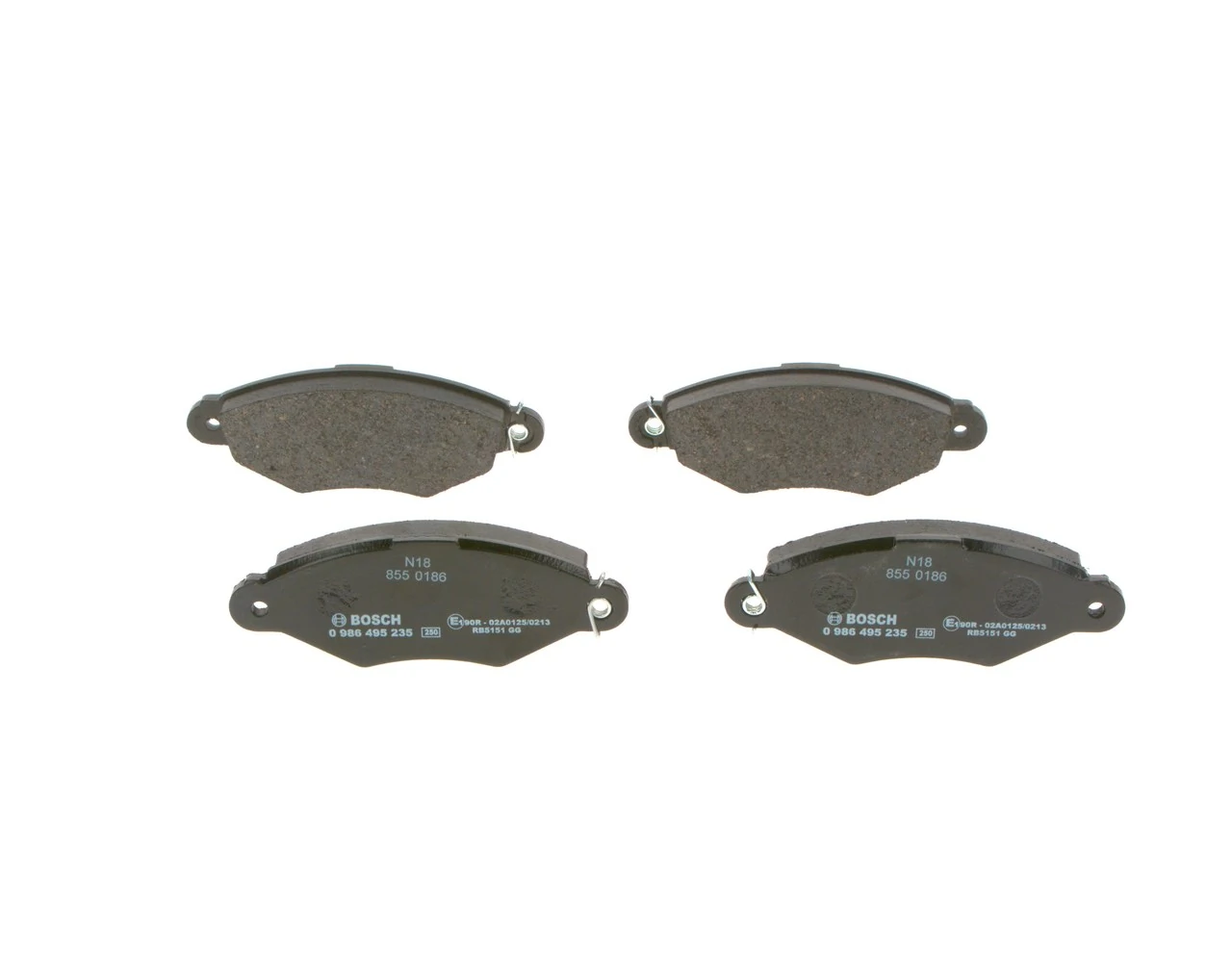 Купить 0986495235 Bosch Колодки тормозные