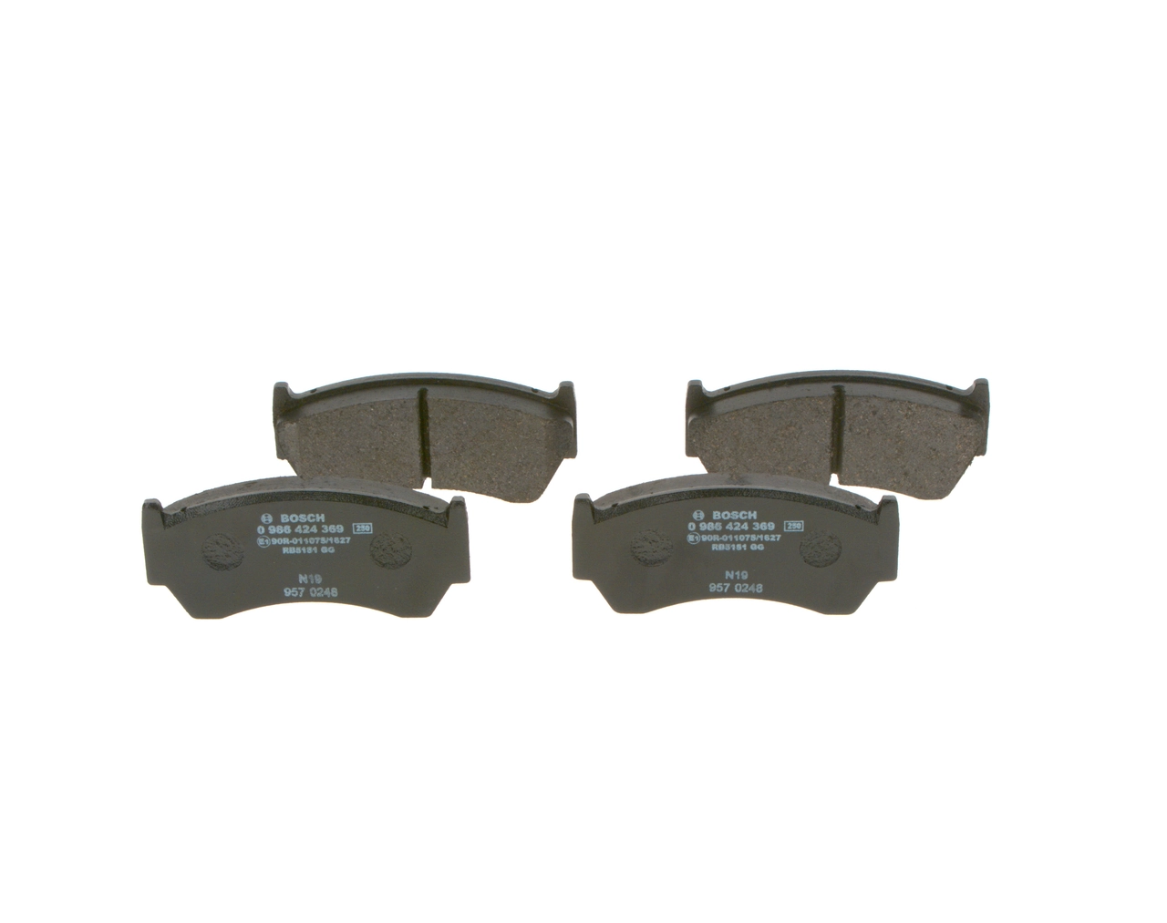 Купить 0986424369 Bosch Колодки тормозные