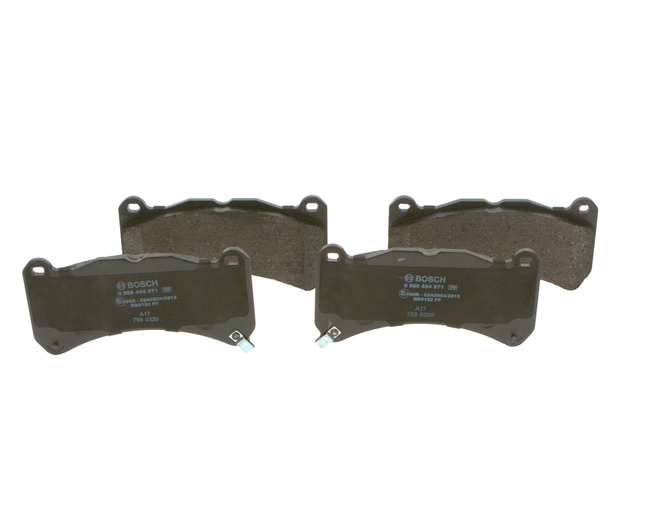 Тормозные колодки Bosch 0986494871
