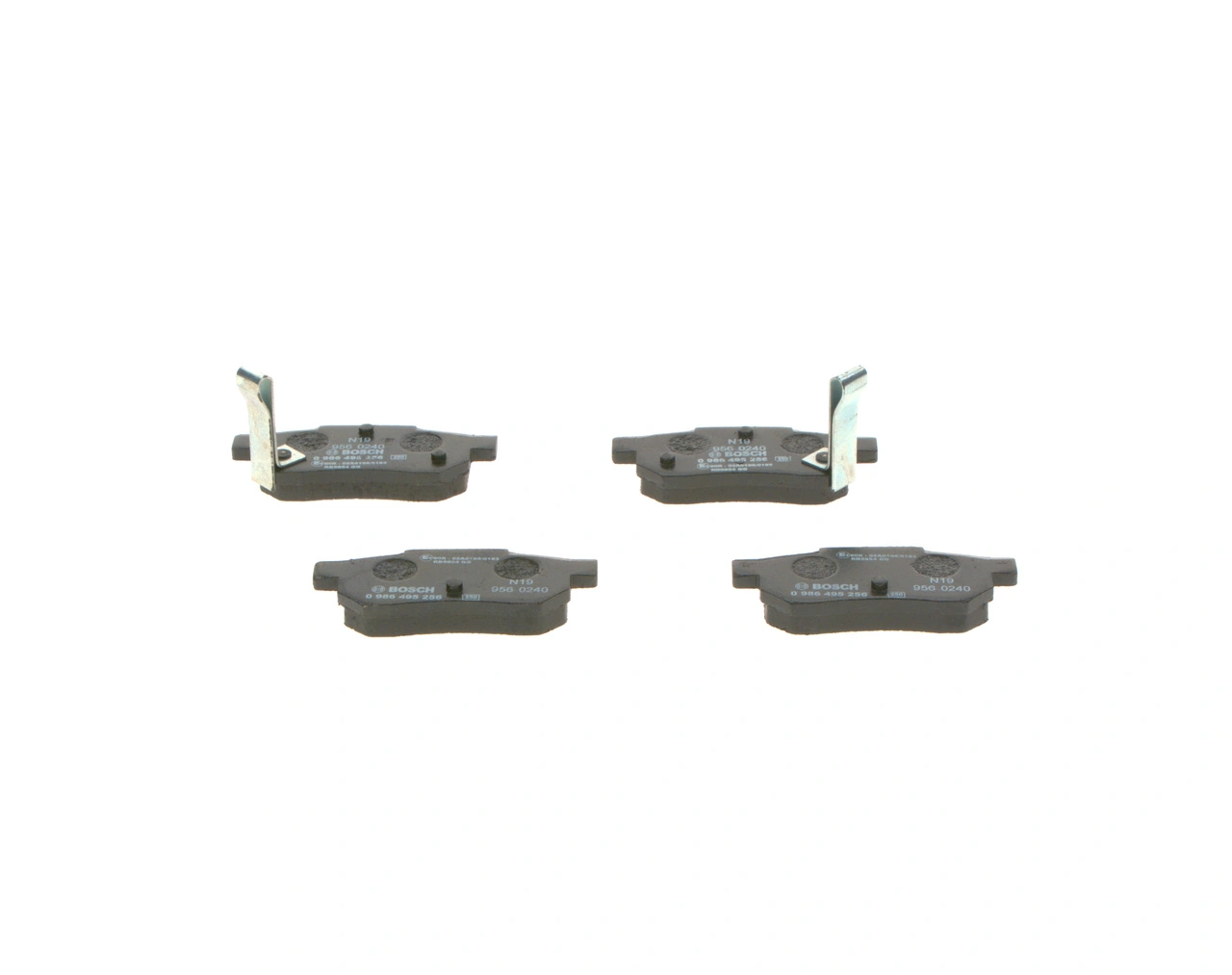 0986495256 Bosch Колодки тормозные дисковые комплект