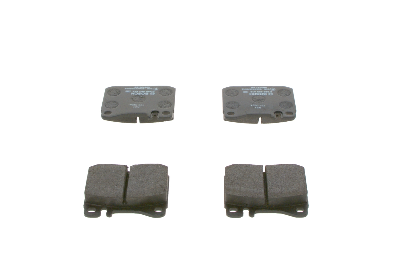 Купить 0986463412 Bosch Колодки тормозные