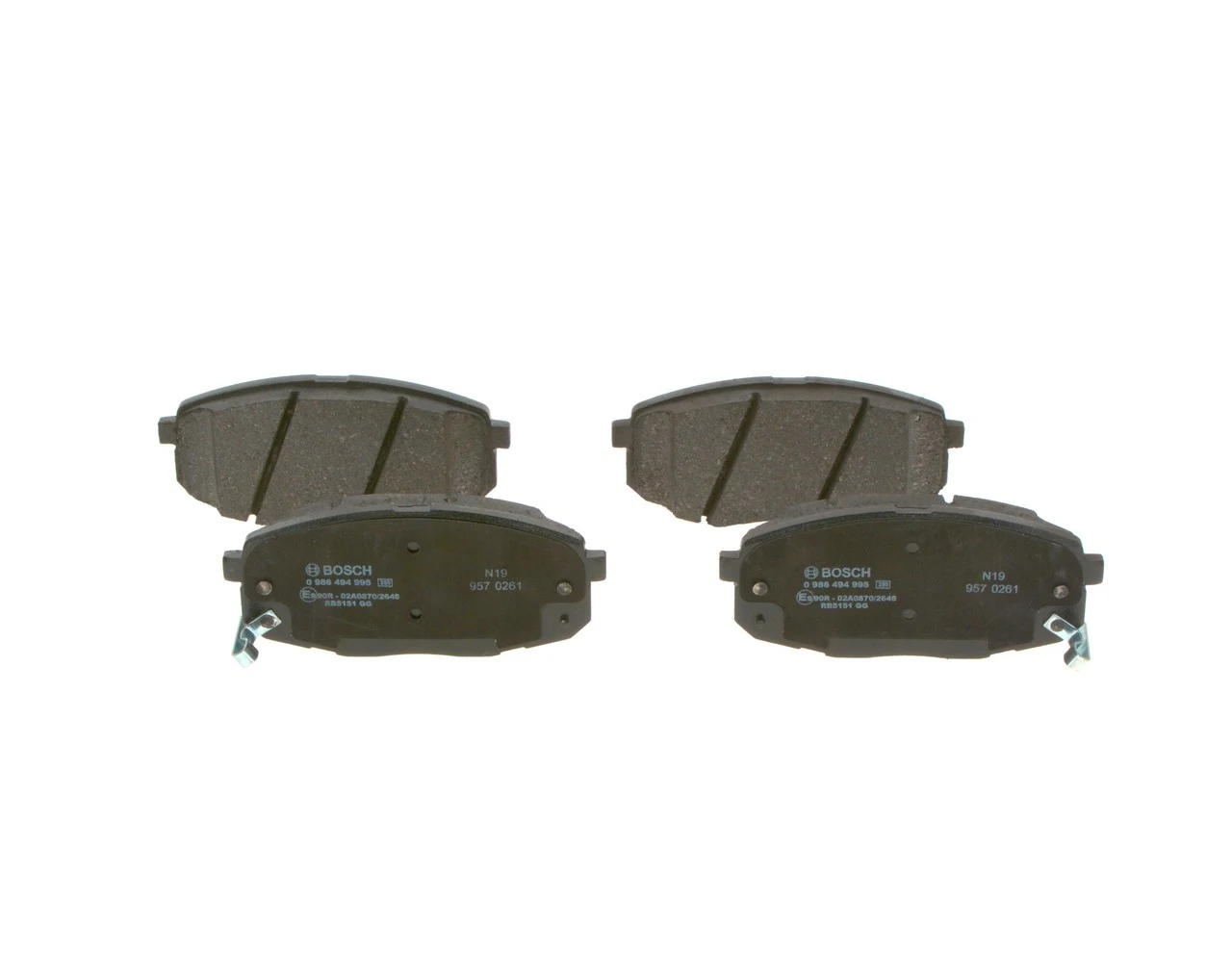 0986494995 Bosch Колодки передние