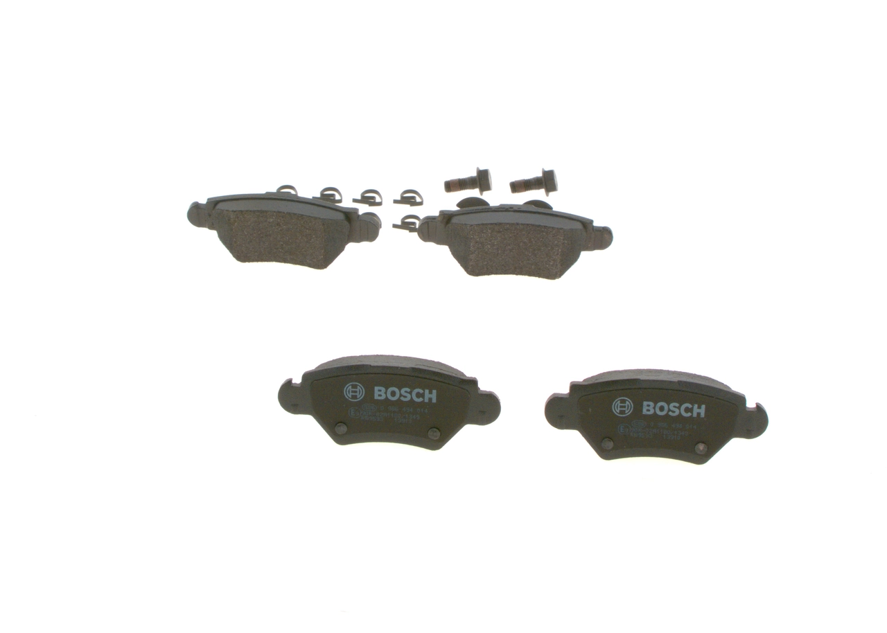 0986494014 Bosch Колодки тормозные дисковые комплект