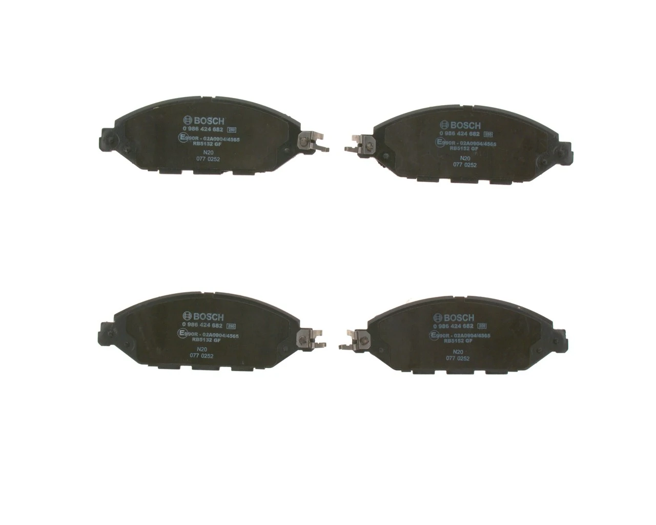 0986424682 Bosch Колодки передние