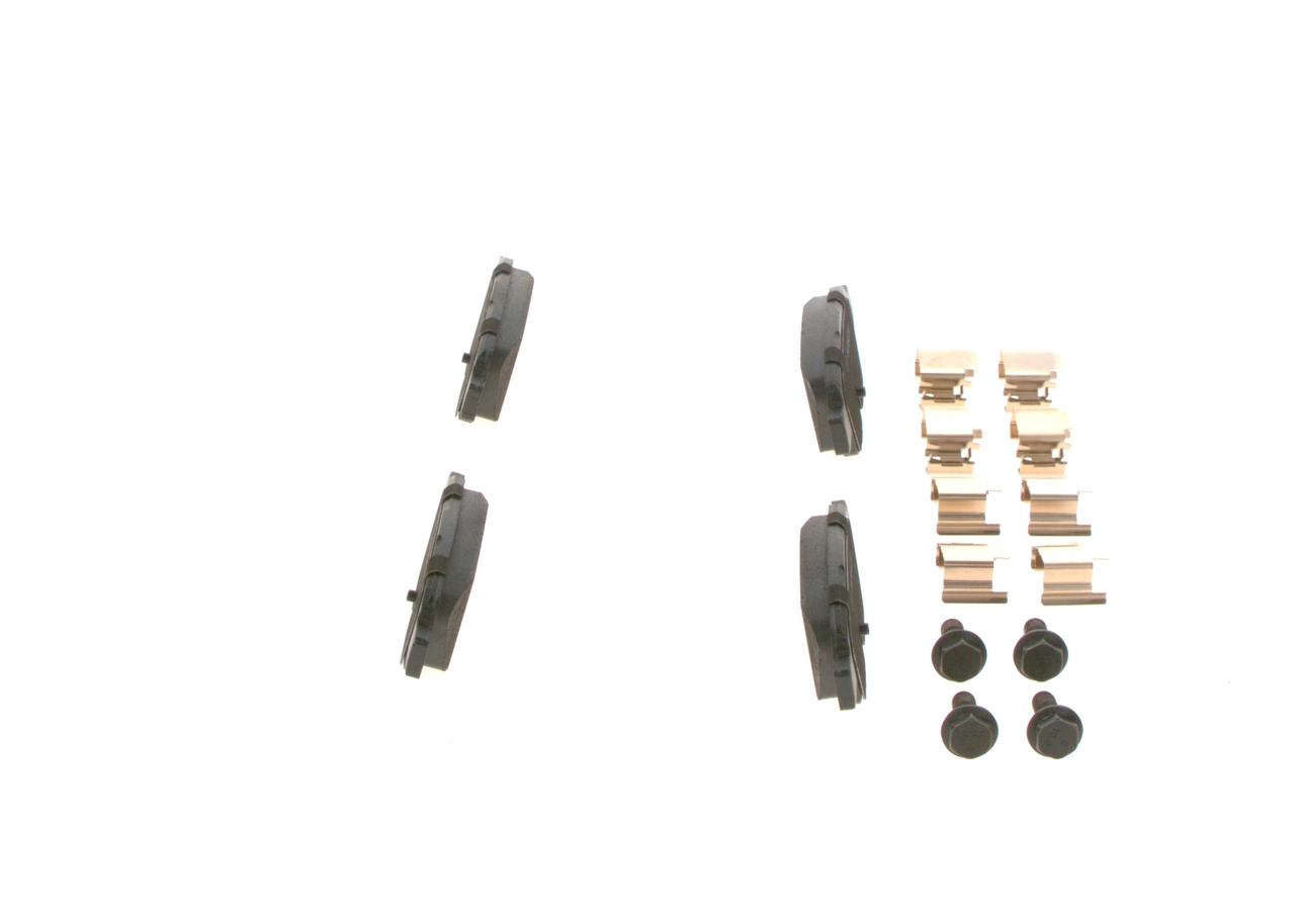 Купить 0986494030 Bosch Колодки тормозные задние, дисковые