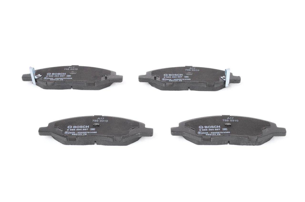 0986494867 Bosch Колодки передние
