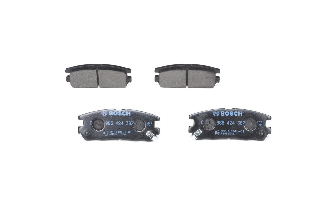 Купить 0986424367 Bosch Колодки тормозные задние, дисковые