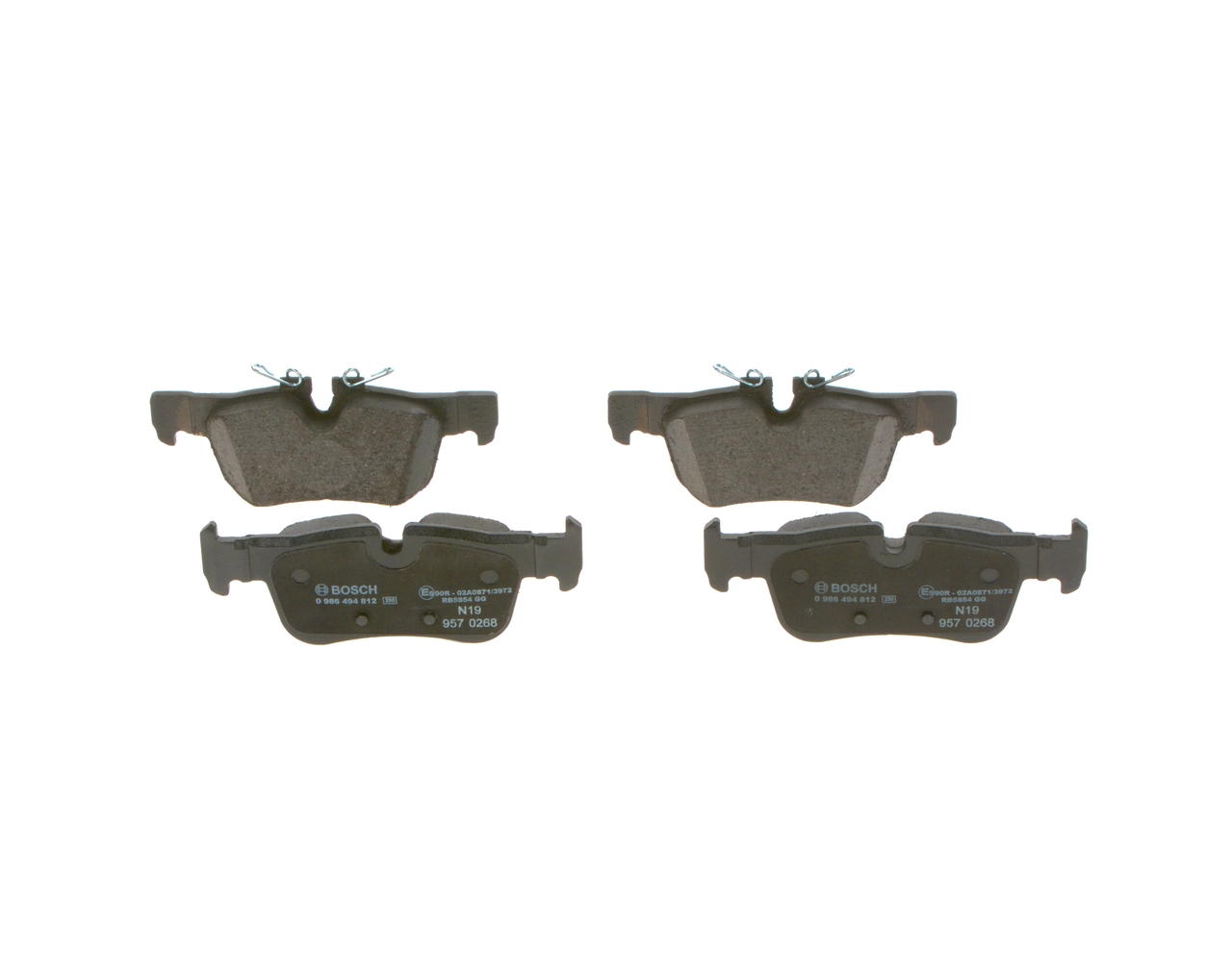 0986494812 Bosch Колодки тормозные дисковые комплект
