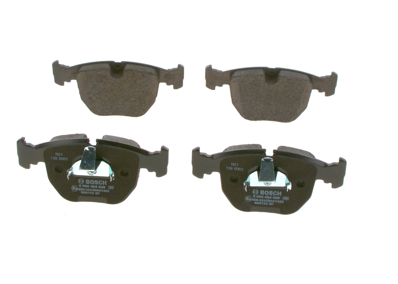 0986494028 Bosch Колодки передние