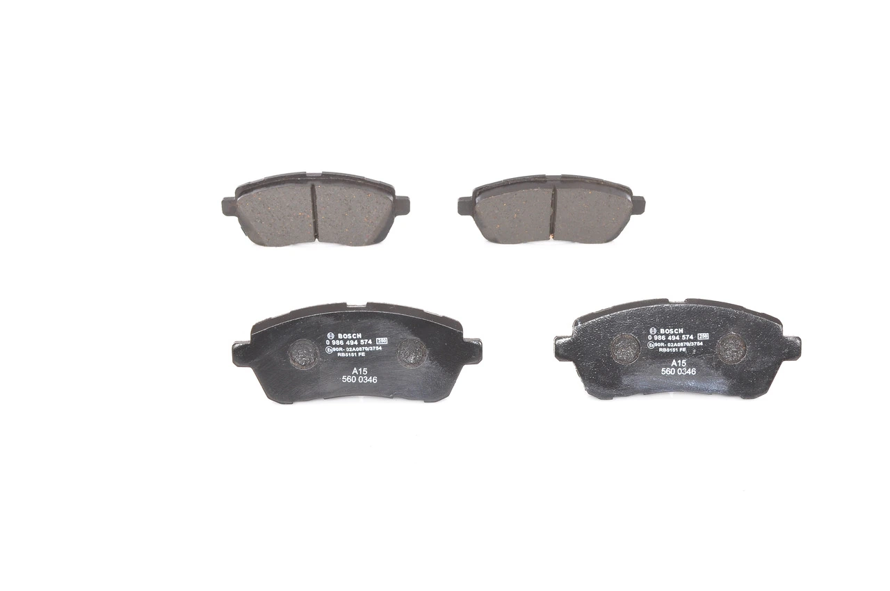 Передние тормозные колодки 0986494574 Bosch