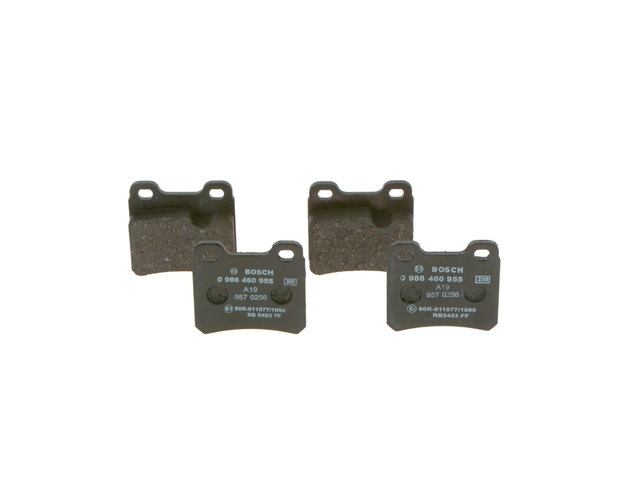 Задние тормозные колодки 0986460955 Bosch