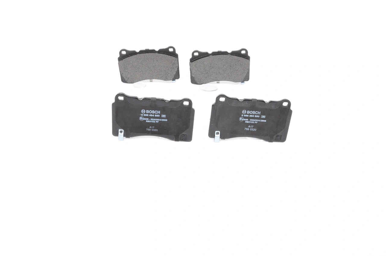 Купить 0986494880 Bosch Колодки тормозные