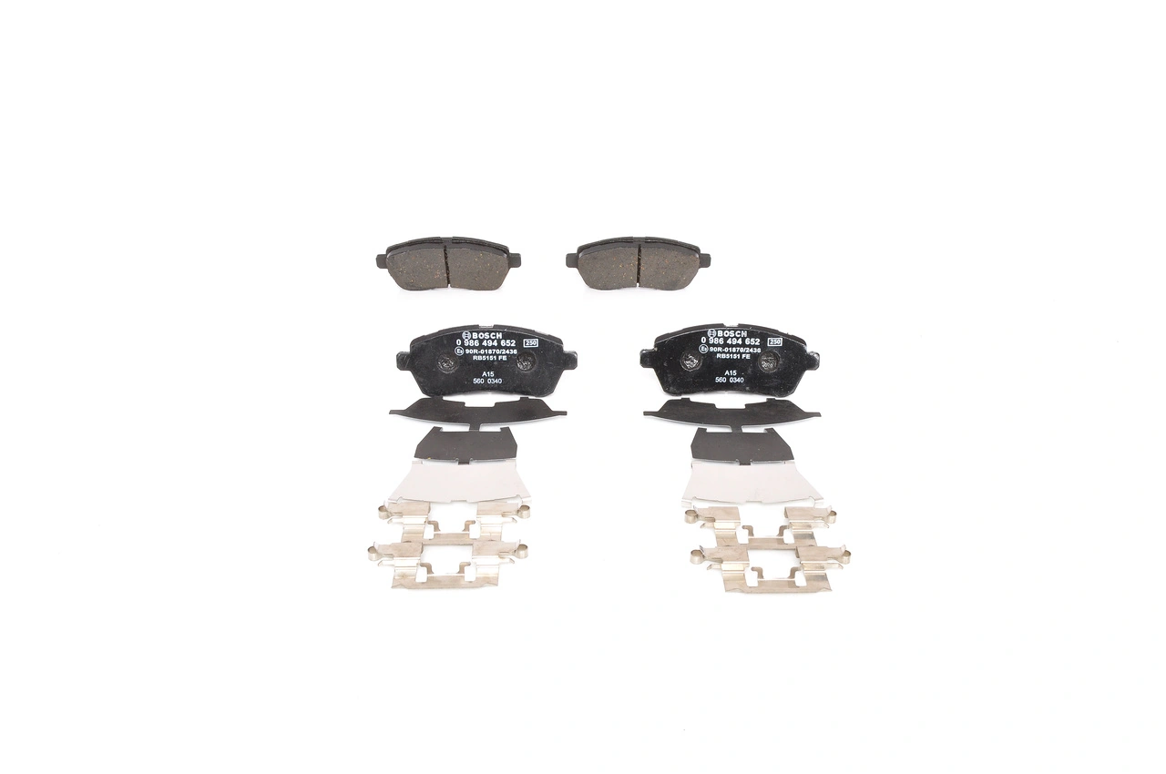 Передние тормозные колодки 0986494652 Bosch
