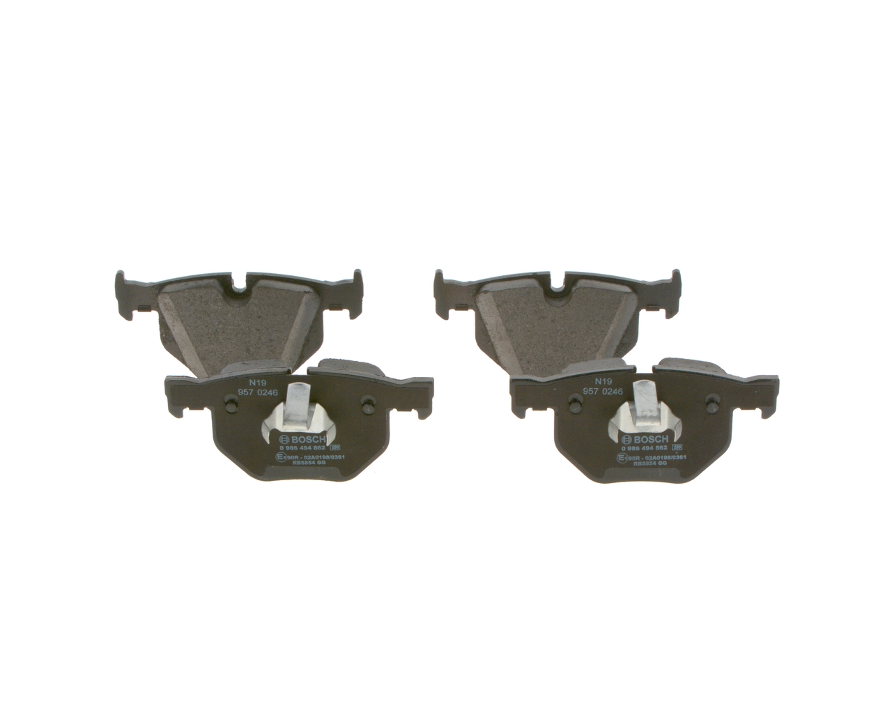 Задние дисковые колодки Bosch 0986494862