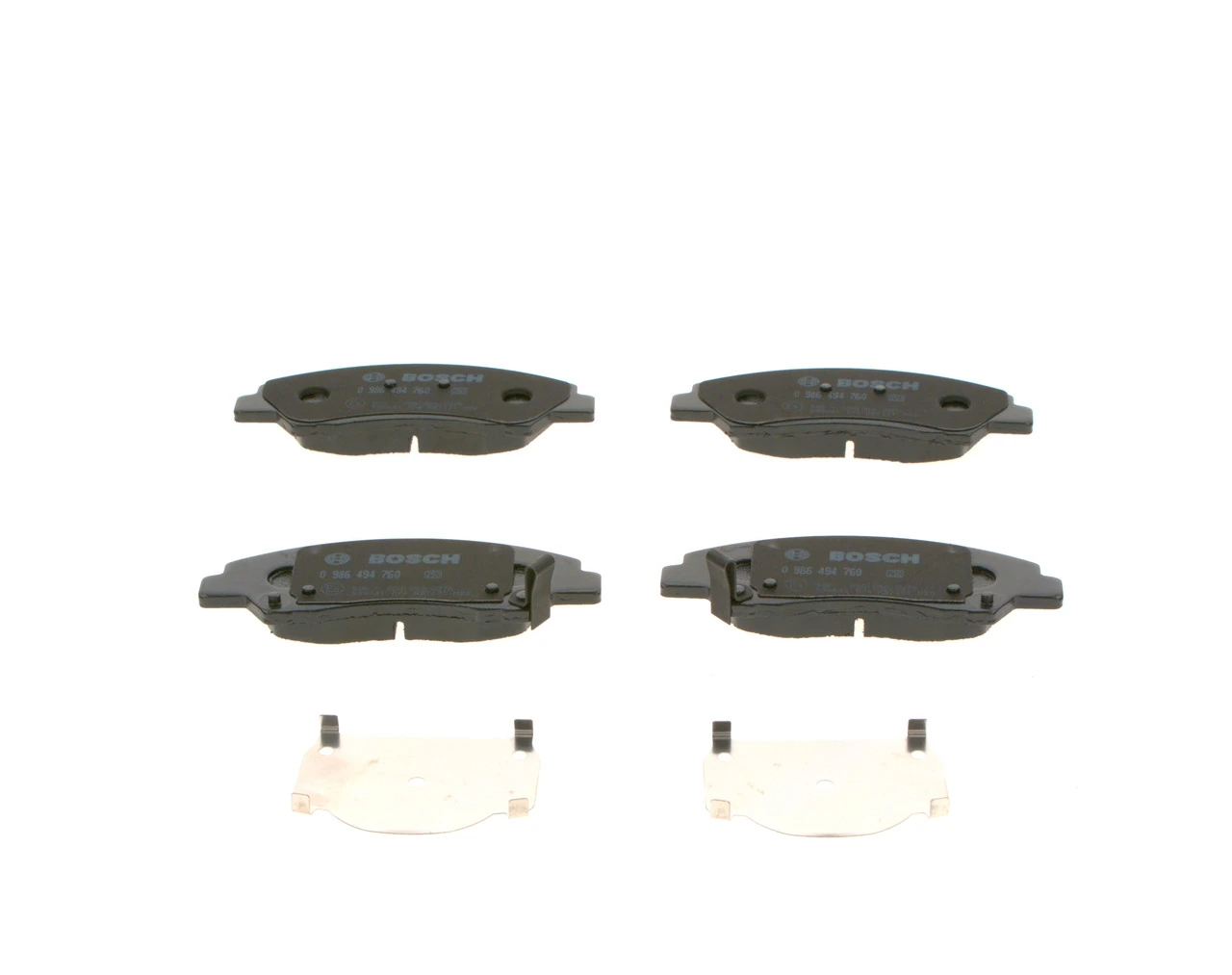 Передние тормозные колодки 0986494760 Bosch