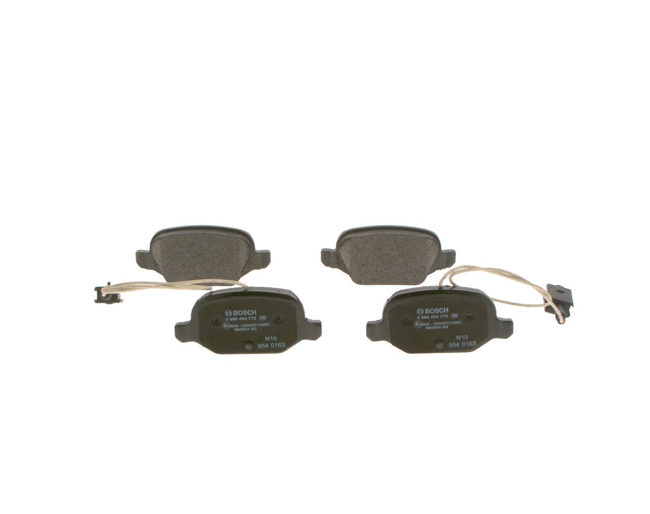 0986494779 Bosch Колодки передние