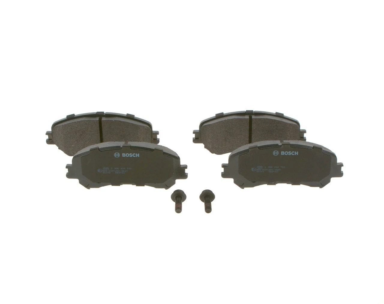 0986487657 Bosch Барабанные тормозные колодки