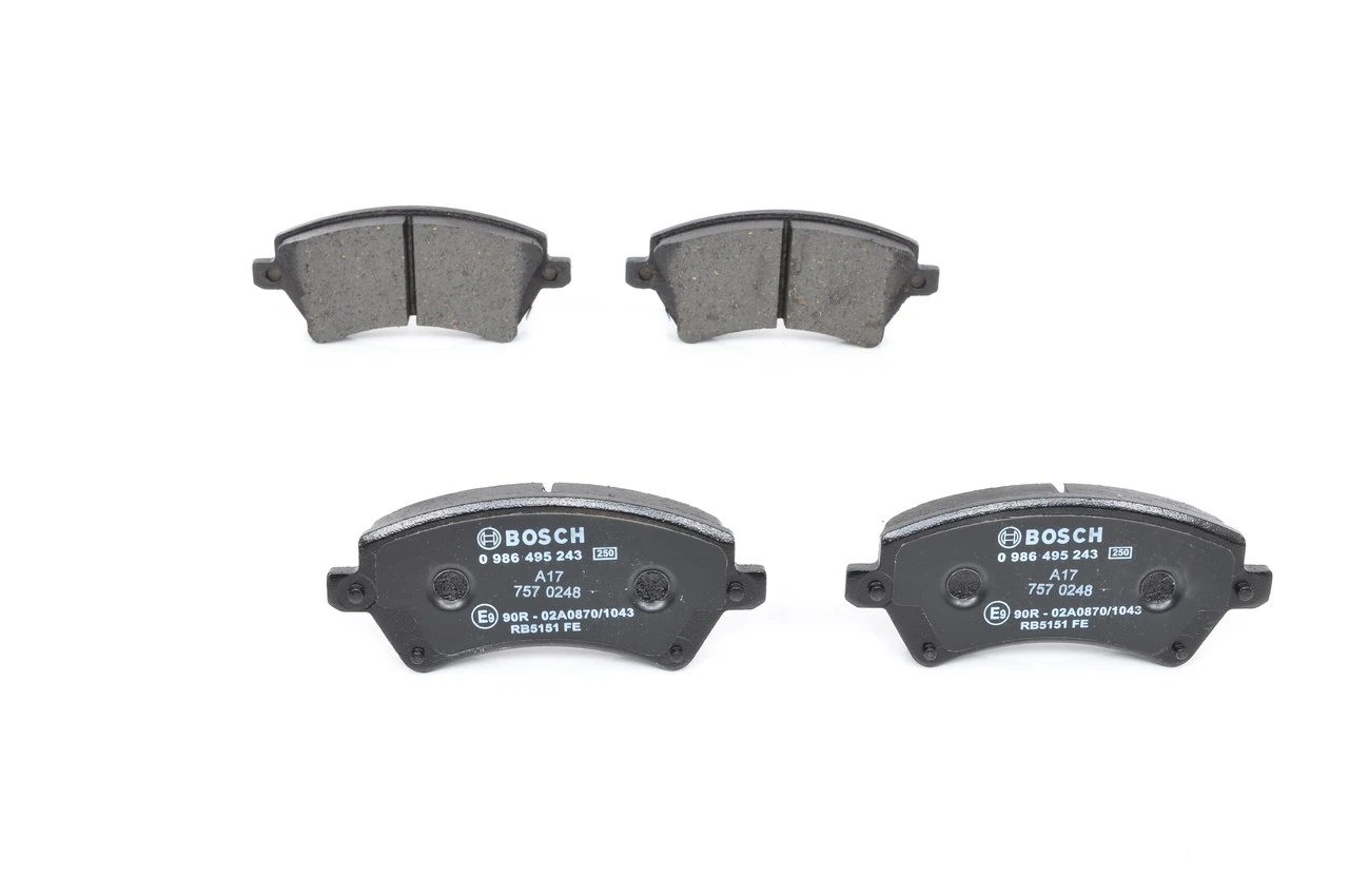 Колодки Bosch 0986495243 цена, от 23.90 USD