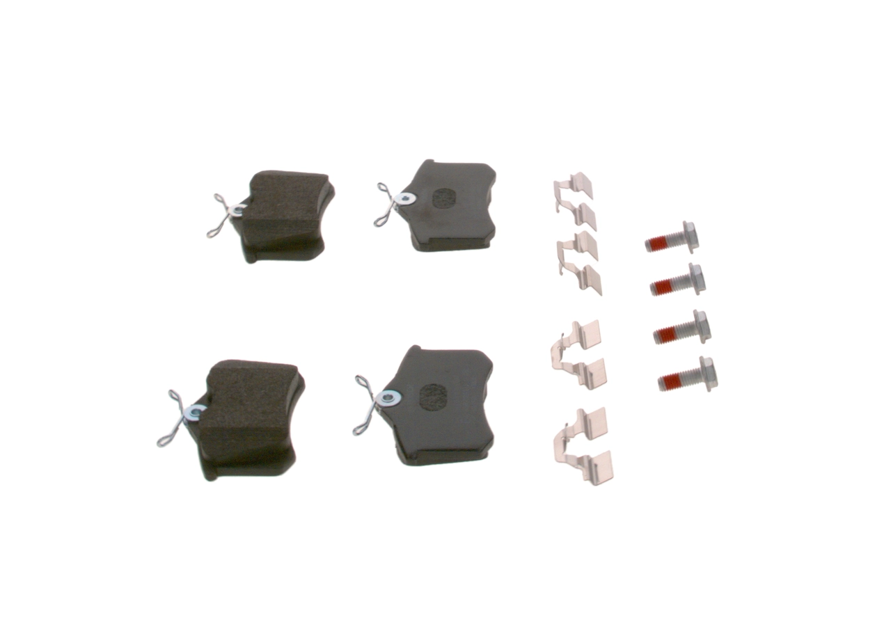 Купить 0986494600 Bosch Колодки тормозные задние, дисковые