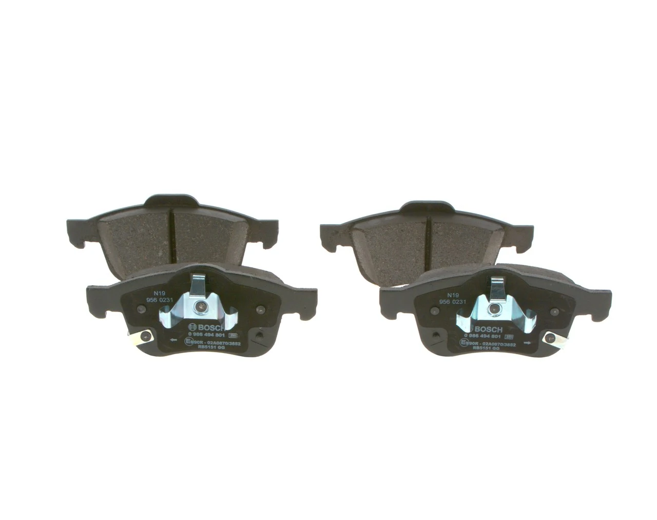 Тормозные колодки Bosch 0986494801