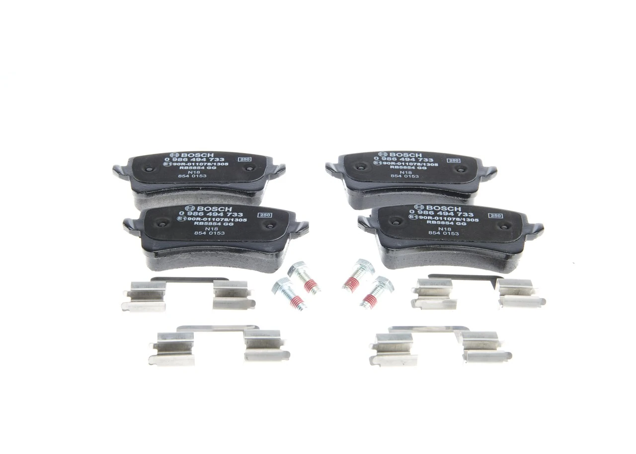 0986494733 Bosch Колодки тормозные дисковые комплект