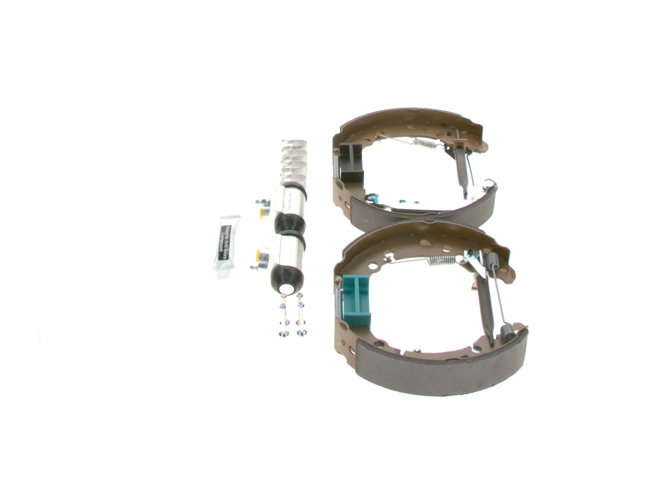 Купить 0204114654 Bosch Задние барабанные тормозные колодки