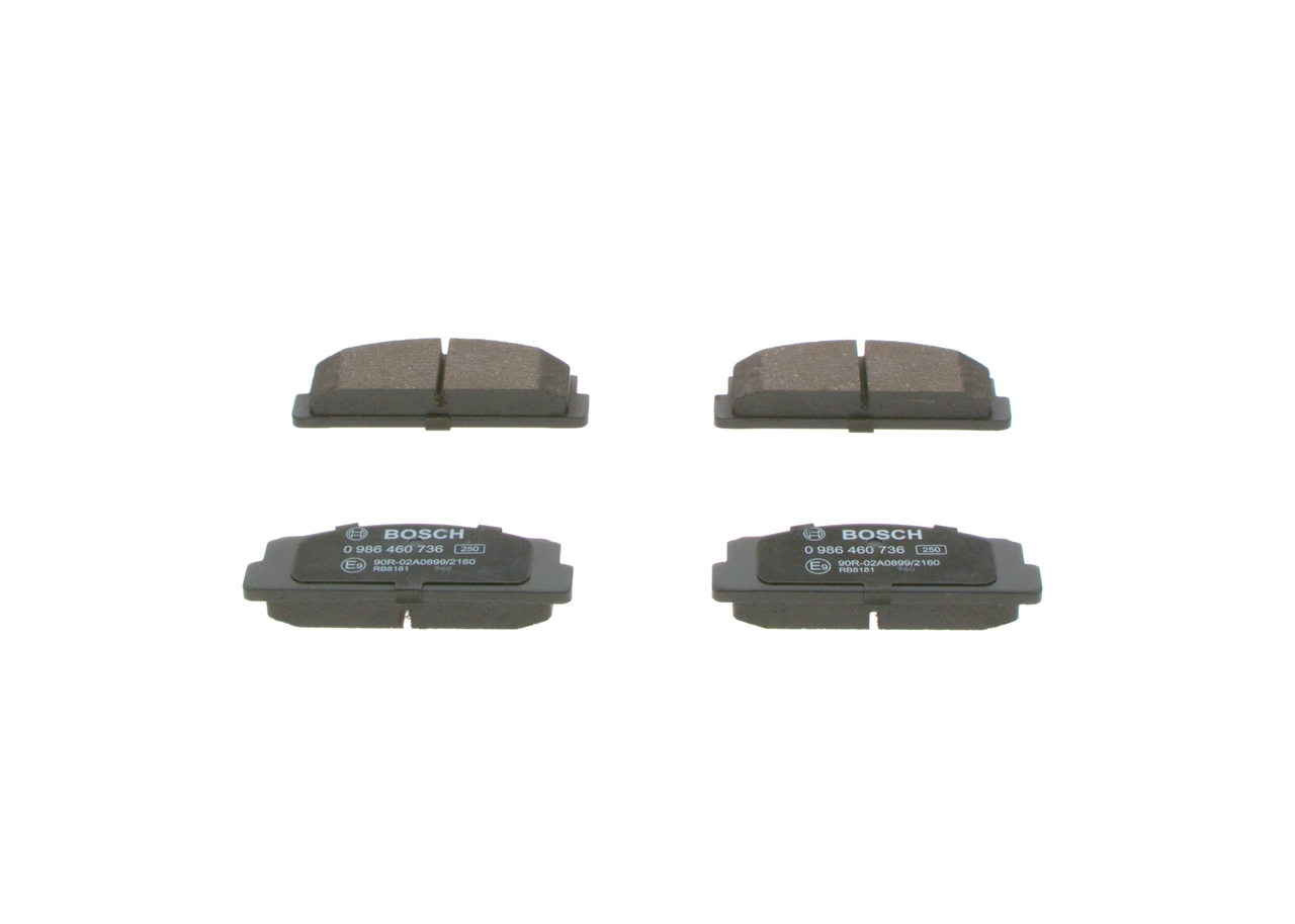 0986460736 Bosch Колодки передние