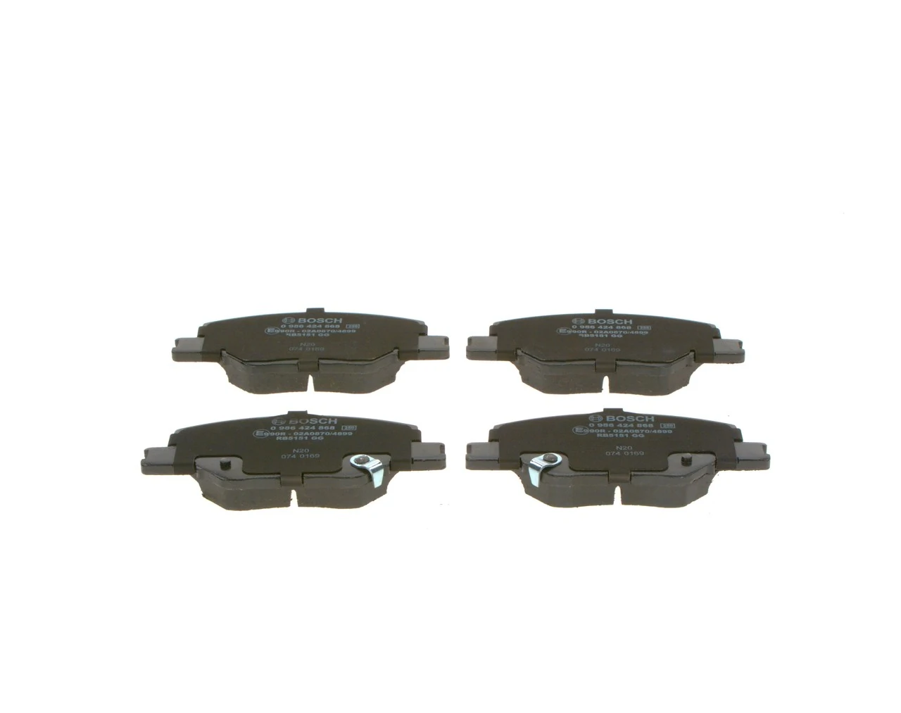 Купить 0986424868 Bosch Колодки тормозные