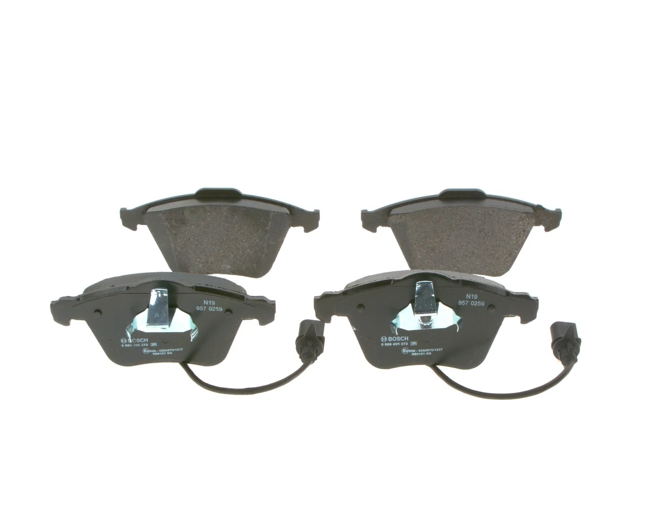 Купить 0986495272 Bosch Колодки тормозные