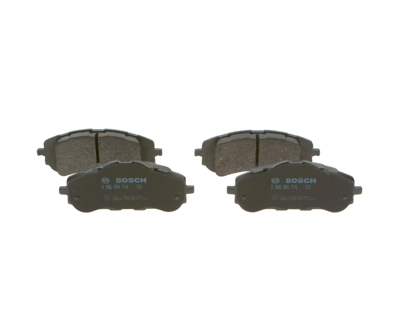0986494714 Bosch Колодки передние