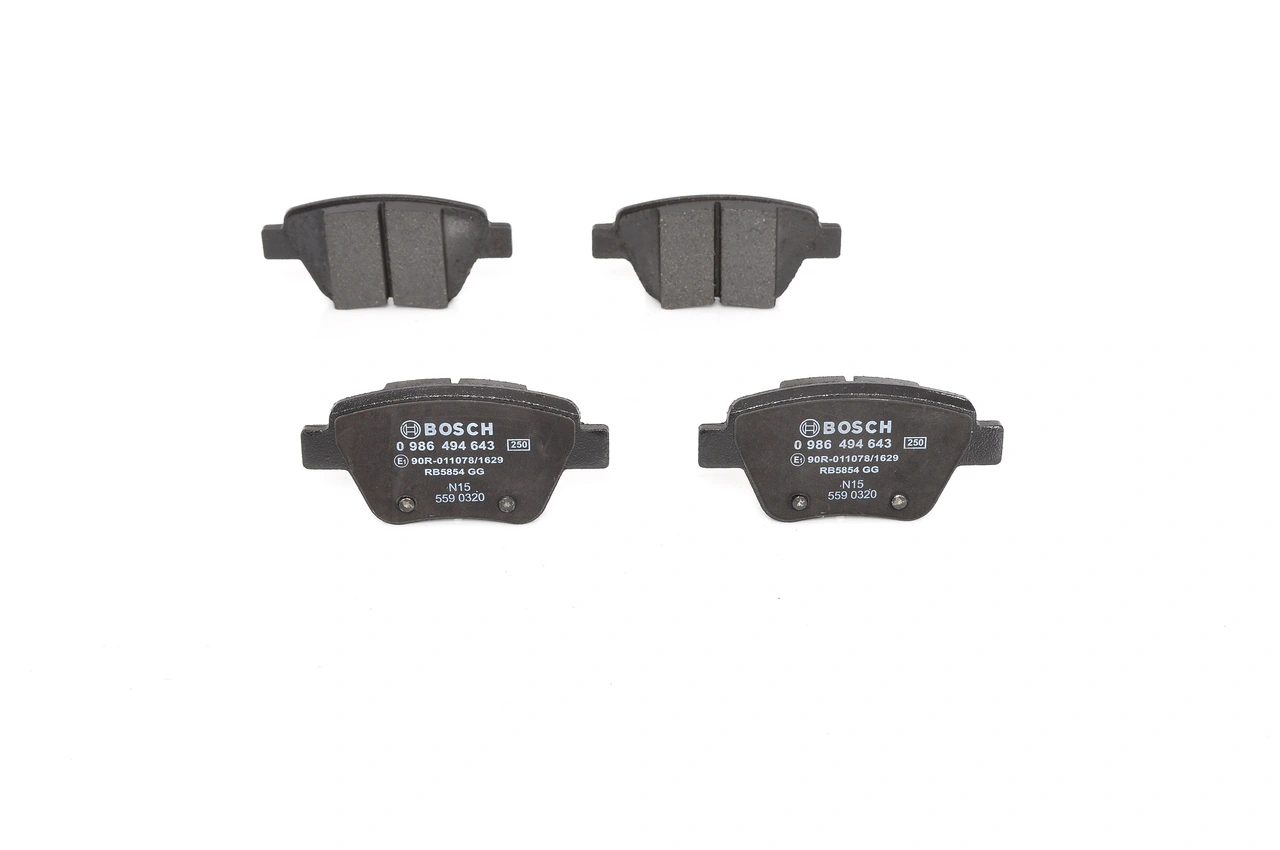 0986494643 Bosch Колодки тормозные дисковые комплект