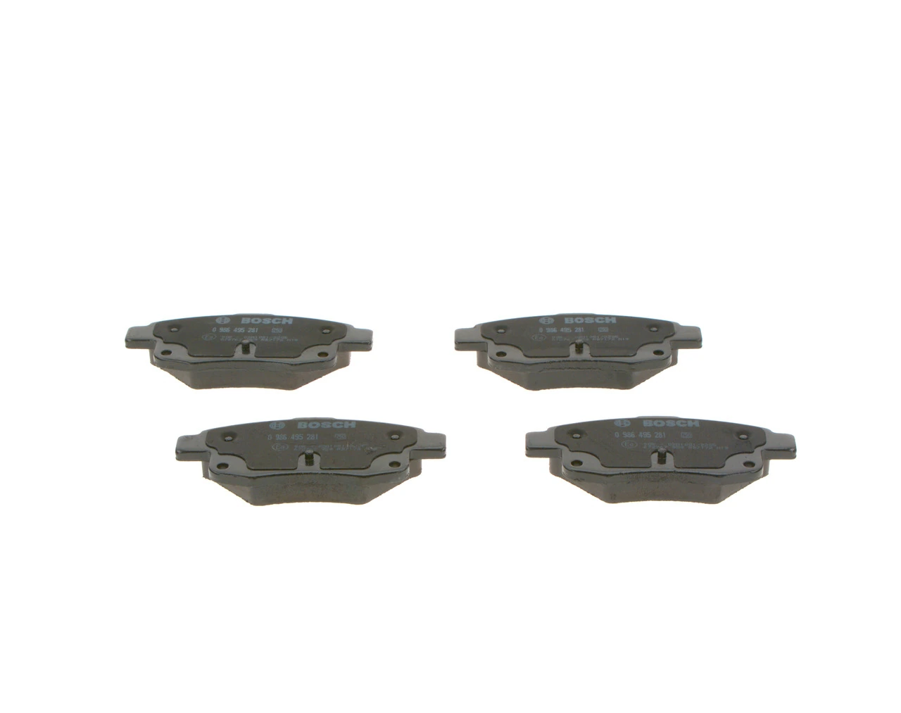 Задние дисковые колодки Bosch 0986495281