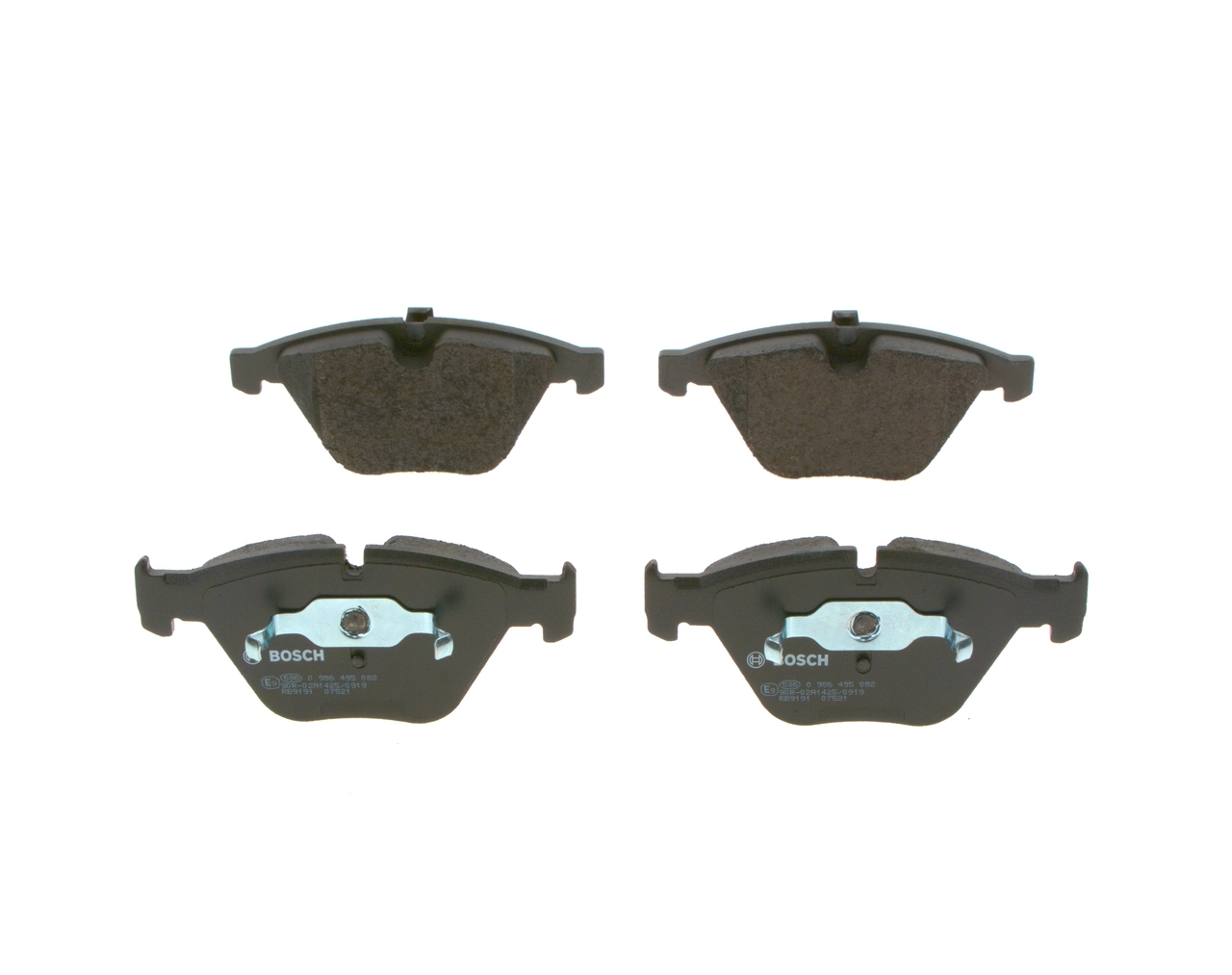 Передние тормозные колодки 0986495082 Bosch