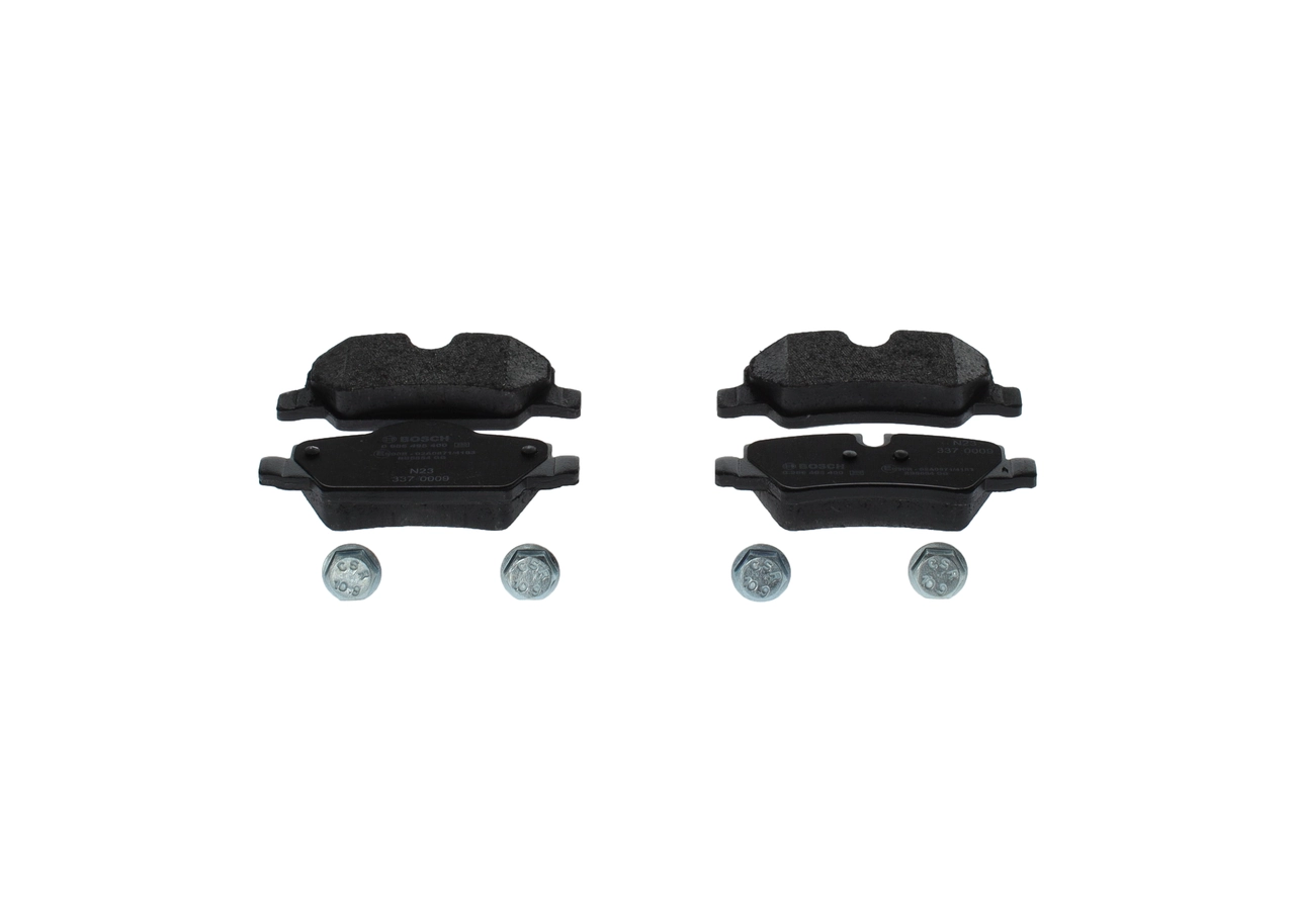Купить 0986495400 Bosch Колодки тормозные задние, дисковые