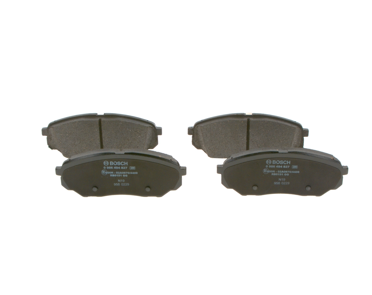 Тормозные колодки Bosch 0986494827