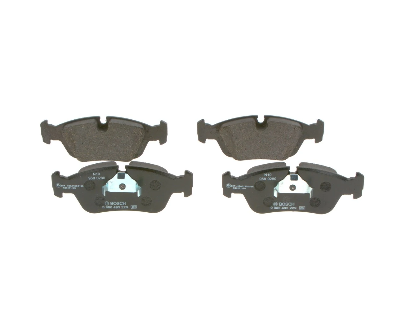 Тормозные колодки Bosch 0986495229