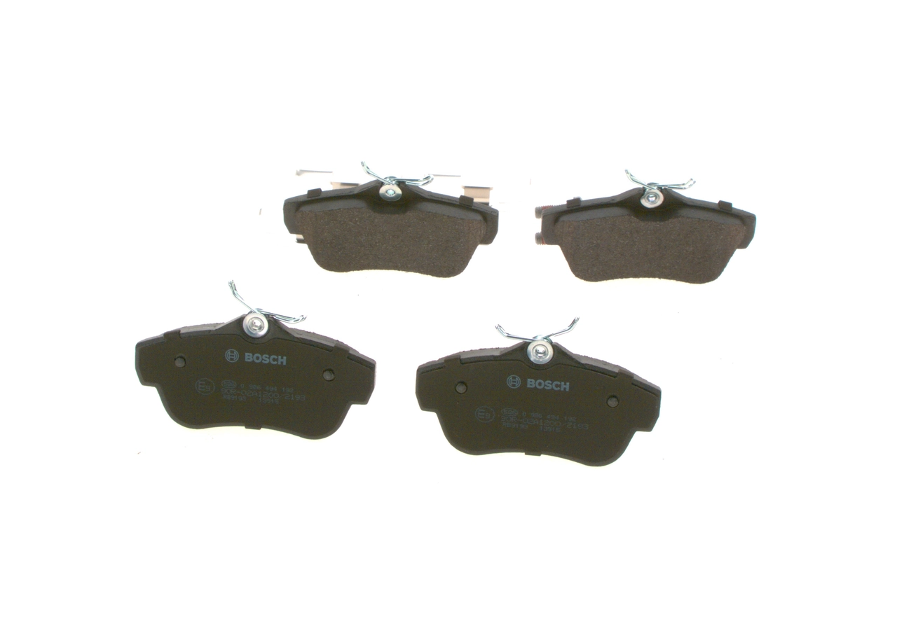 0986494192 Bosch Колодки тормозные дисковые комплект