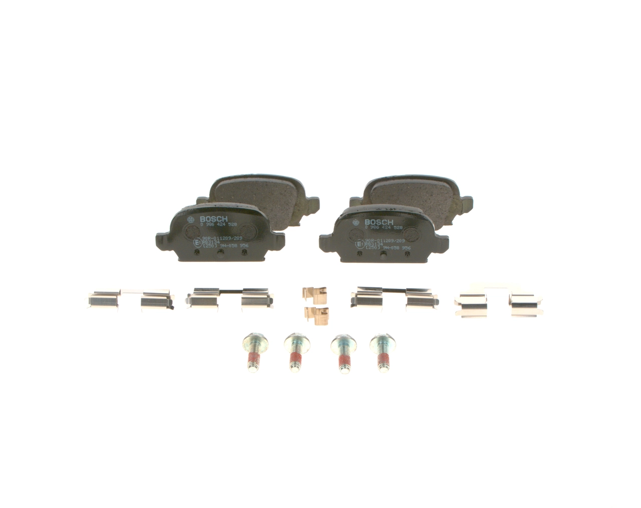 Задние тормозные колодки 0986424528 Bosch