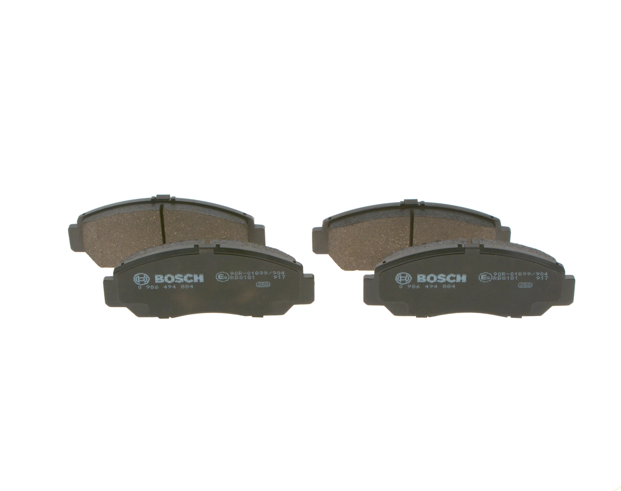 Тормозные колодки Bosch 0986494884