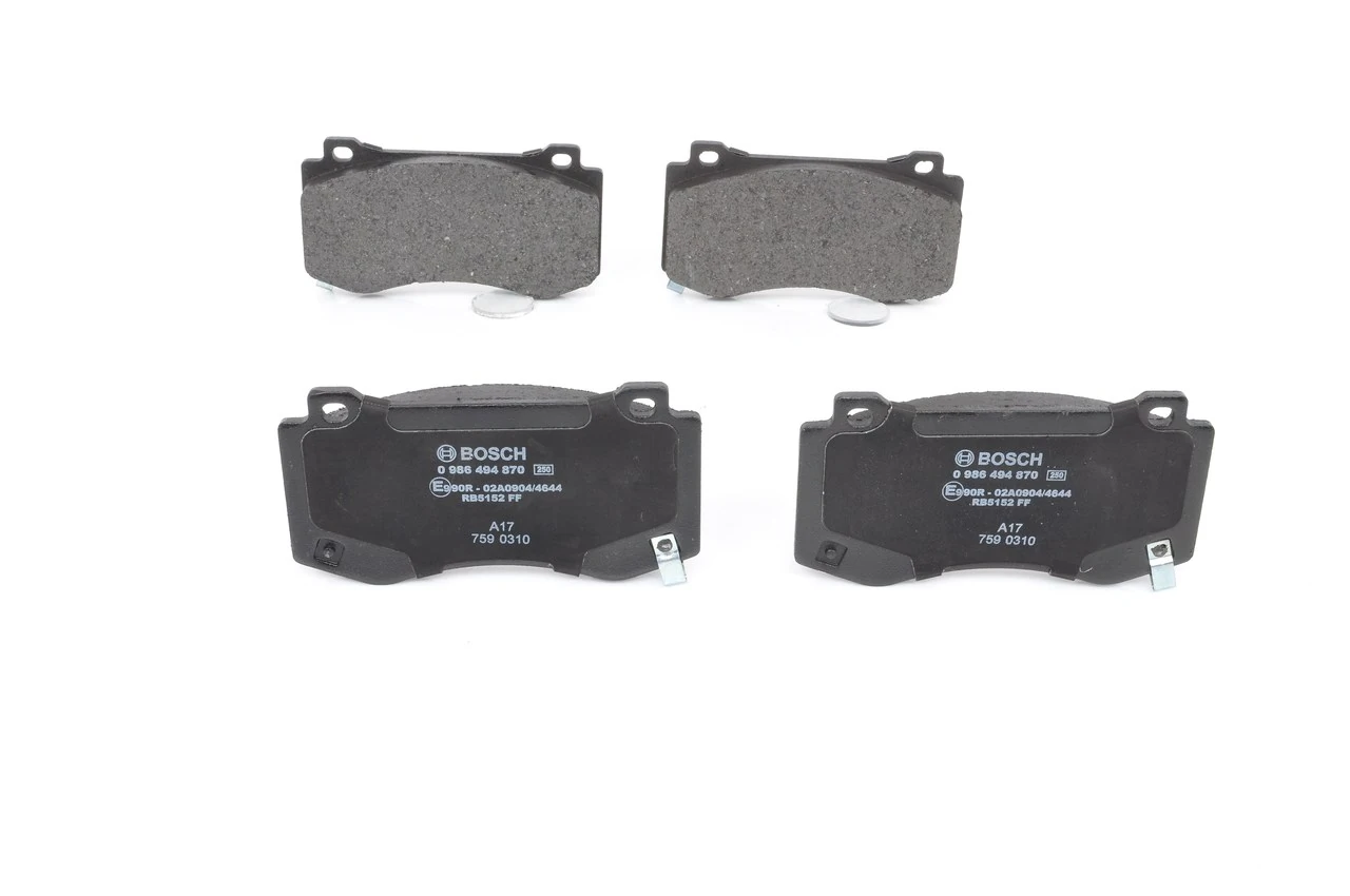 Передние тормозные колодки 0986494870 Bosch