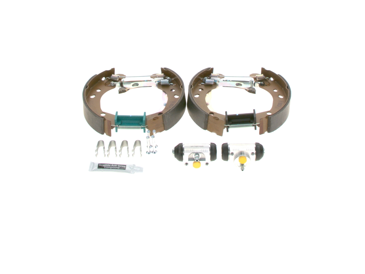 Купить 0204114626 Bosch Задние барабанные тормозные колодки