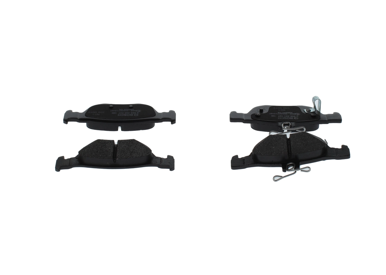 Купить 0986460027 Bosch Колодки тормозные задние, дисковые