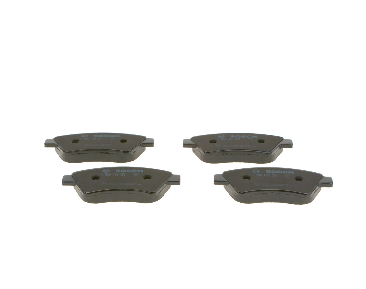 0986495071 Bosch Колодки передние
