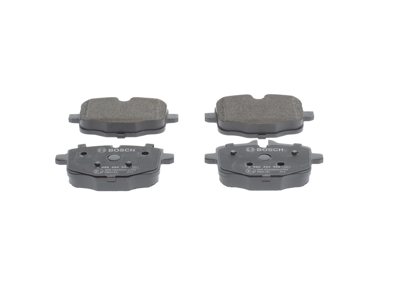 Купить 0986494900 Bosch Колодки тормозные задние, дисковые
